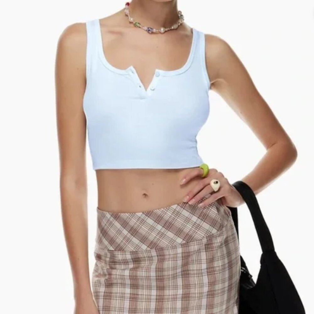 NWT! Aritzia Sunday Best Kara Tank in Fluid Blue